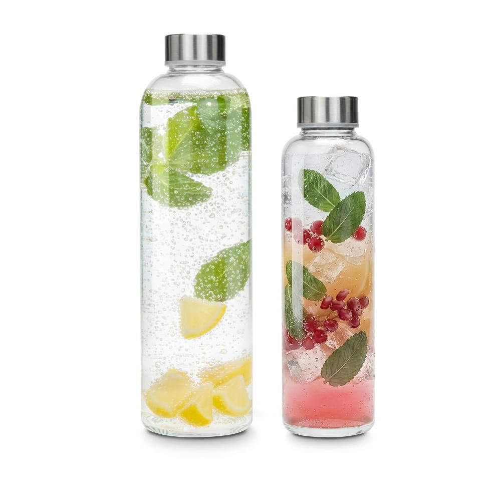 ROMINOX® Glaskaraffe // Pura 1.000 ml, auch für Kohlensäure geeignet Werbeartikel