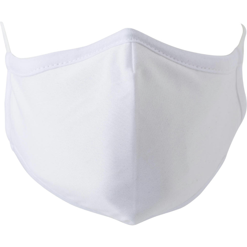 Wiederverwendbare Maske aus Baumwolle und Polyester Riyan Werbeartikel