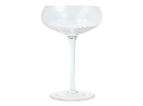 Byon Opacity 2er-Set Sektgläser mit stilvollem Glasmuster 300ml Werbeartikel