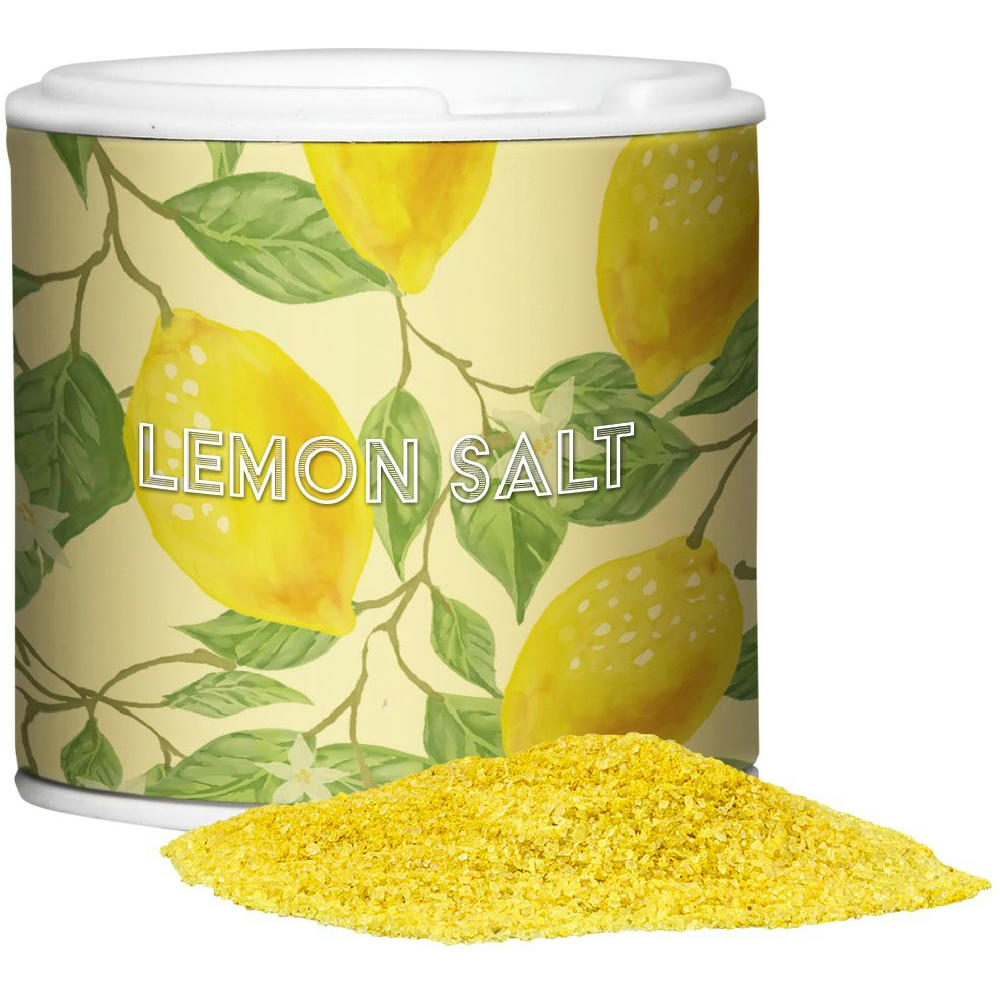 Product image Gewürzmischung Zitronen-Salz, ca. 50g, Gewürzpappstreuer Werbeartikel