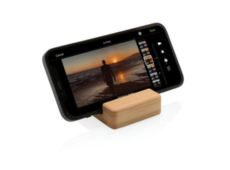 Bambus Smartphone-Halter Werbeartikel