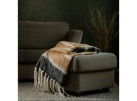 Kosta Linnewäfveri Wollplaid Streifen Werbeartikel