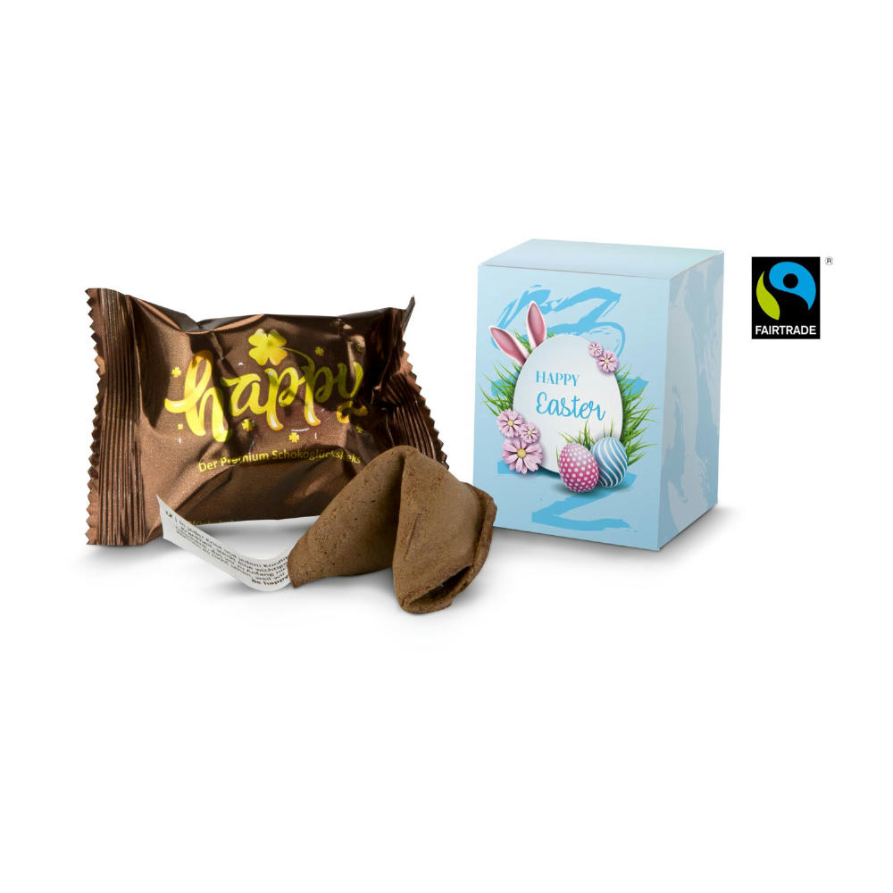 Product image Geschenkartikel / Präsentartikel: Frohe Ostern Glückskeks Schokolade Werbeartikel