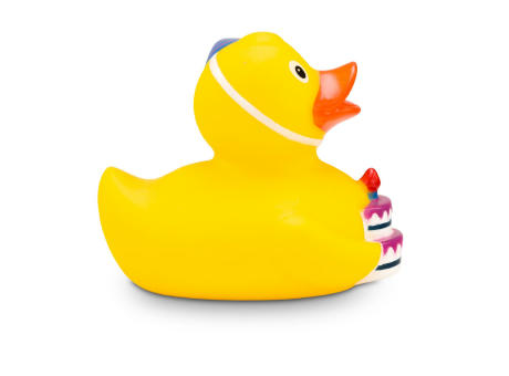 Werbeente Tobi Tortenquak Werbeartikel