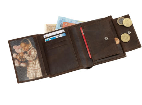 WILD STYLE II - Echtleder-Geldbörse Werbeartikel