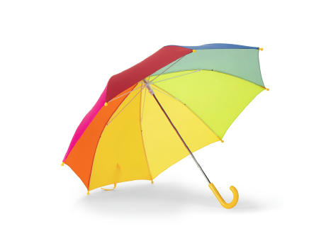 OLIVIA. Kinderregenschirm, 19“, bunt, aus 190T Polyester Werbeartikel