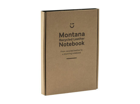 Montana Recycled Leather Notebook A5 Werbeartikel
