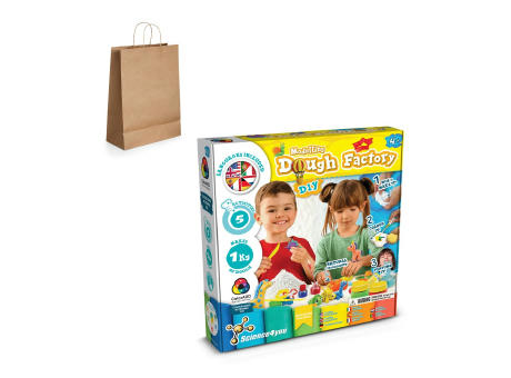 Modeling Dough Factory Kit IV. Lernspiel lieferung inklusive einer kraftpapiertasche (115 g/m²) Werbeartikel