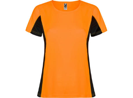 fluororange, schwarz