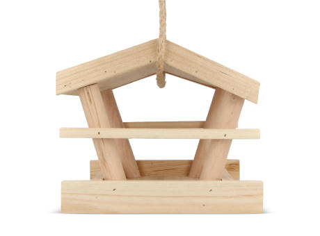 Vogelfutterhaus aus Holz FSC Werbeartikel