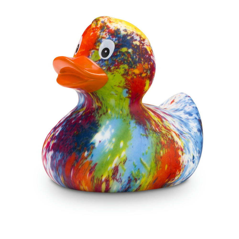 Product image Werbeente Kathrin Kunterbunt, ca. 8 cm Werbeartikel