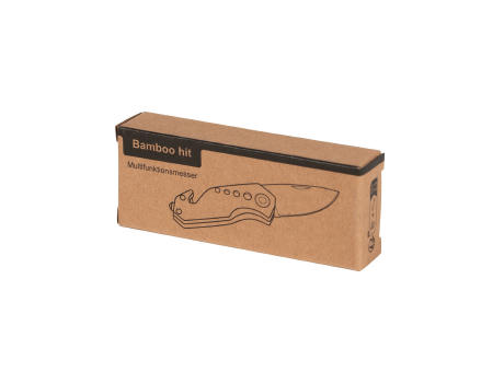 BAMBOO HIT - Taschenmesser Werbeartikel