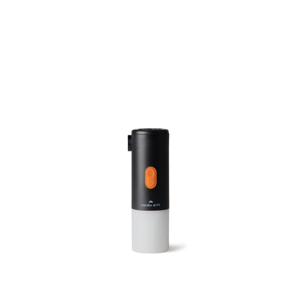 Nordic Drift Titan 2-in-1-Luftpumpe und Campinglampe Werbeartikel