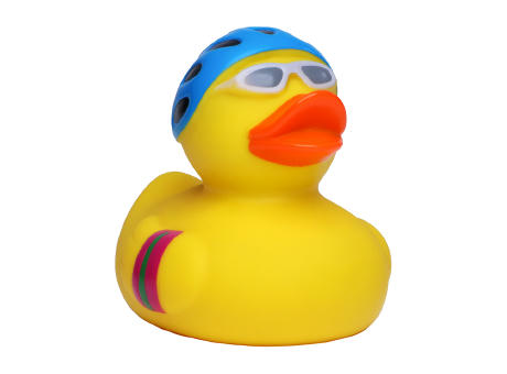 Quietsche-Ente Radfahrer Werbeartikel