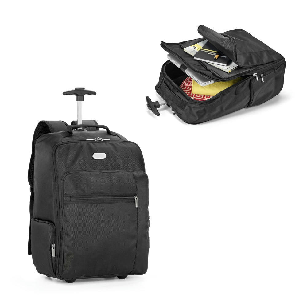 Product image AVENIR. Laptop-Trolley-Rucksack 17'' aus 1680D und 300D Werbeartikel
