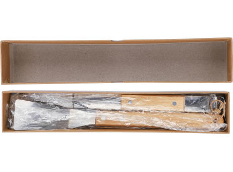 Grill-Set aus Edelstahl Kaitlyn Werbeartikel