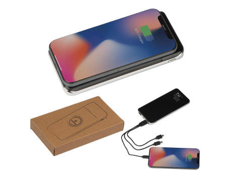 Powerbank mit Induktionsladefunktion 8.000mAh bedrucken
