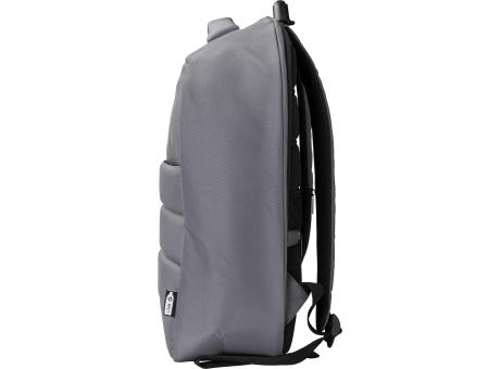 rPET-Polyester (300D) Anti-Diebstahl-Laptop-Rucksack Calliope bedrucken