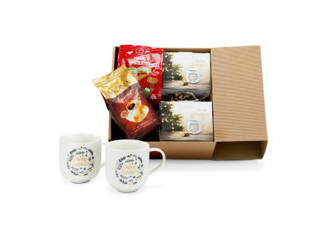 Geschenkset / Präsenteset: Weihnachtliche Kaffeezeit bedrucken