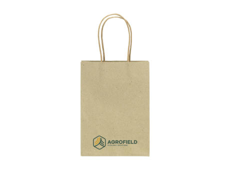 Leaf It Bag aus recyceltem Graspapier (120 g/m²) S bedrucken