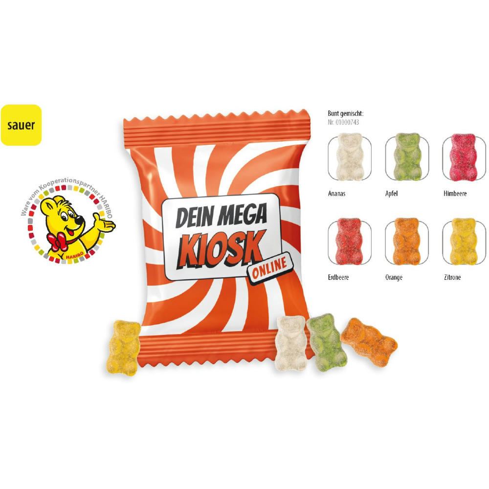 Product image HARIBO Saure Goldbären Werbetüte, 10 g, Inhalt: HARIBO Saure Goldbären Werbeartikel