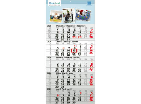 Product image 5-Monatskalender Quintus 5 Bestseller (Einblatt) Werbeartikel