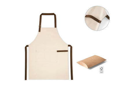 Product image HOLM. Schürze aus 100% Canvas-Baumwolle (320 g/m²) mit Metalldetails Werbeartikel