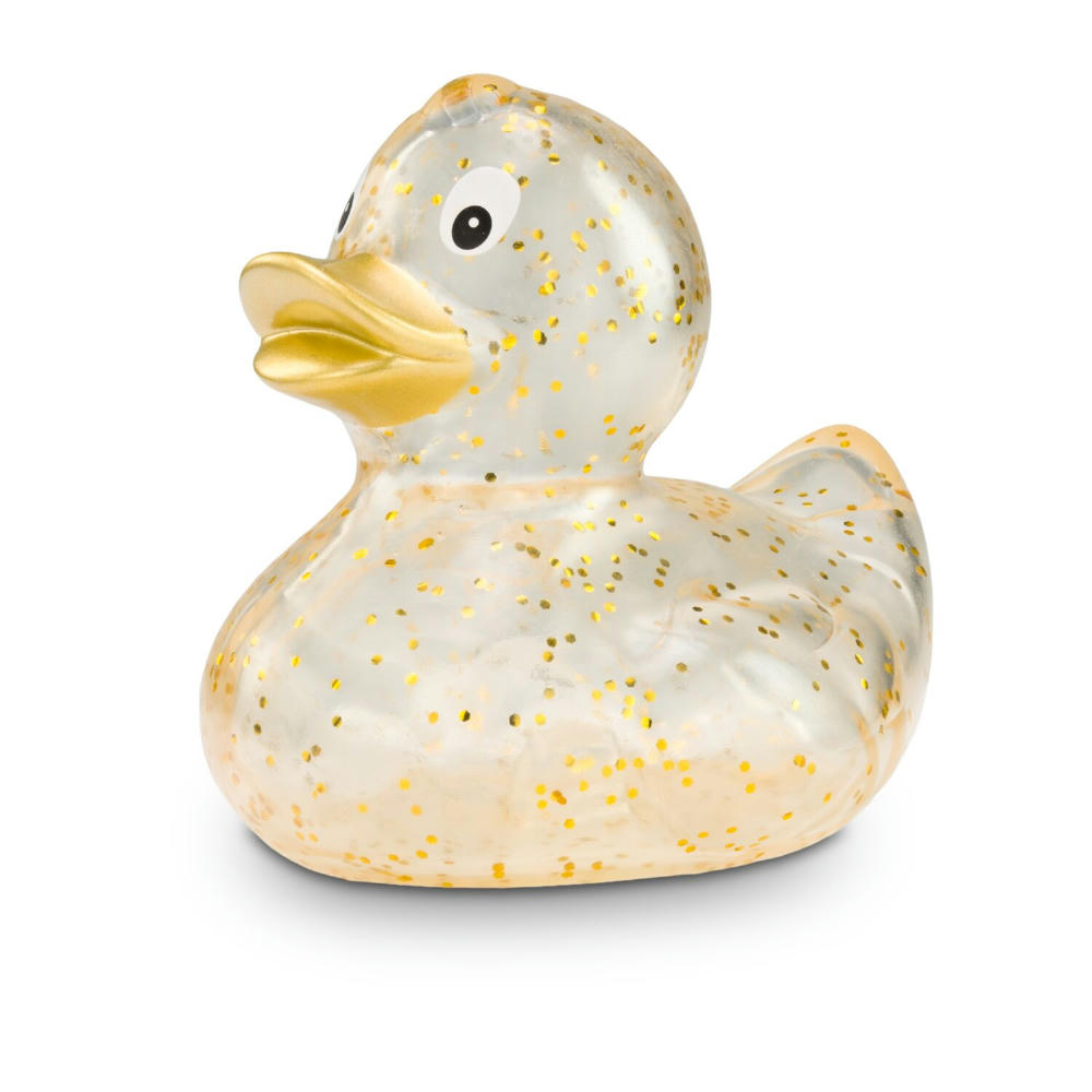 Product image Werbeente Gloria Goldglitzer, ca. 8 cm Werbeartikel