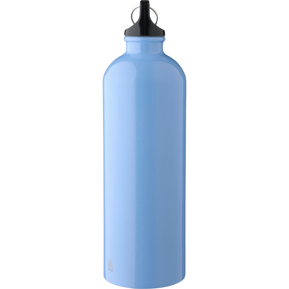 Recycelte einwandige Edelstahlflasche (750 ml) Emeric Werbeartikel