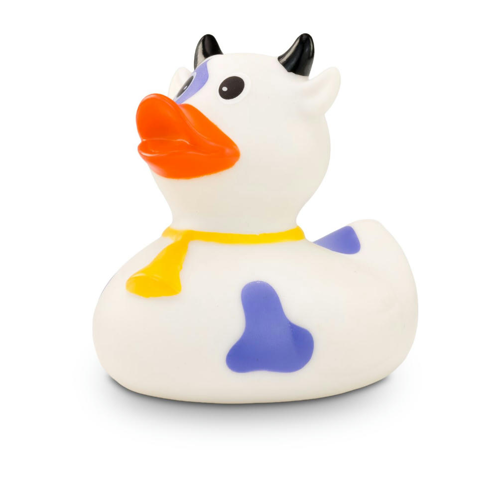 Product image Werbeente Karla Kuh Lila-Weiß Werbeartikel