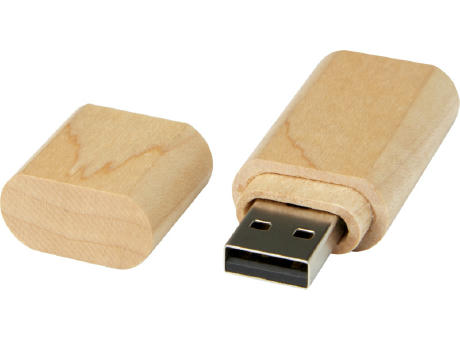 USB-Stick 3.0 aus Holz mit Schlüsselring bedrucken