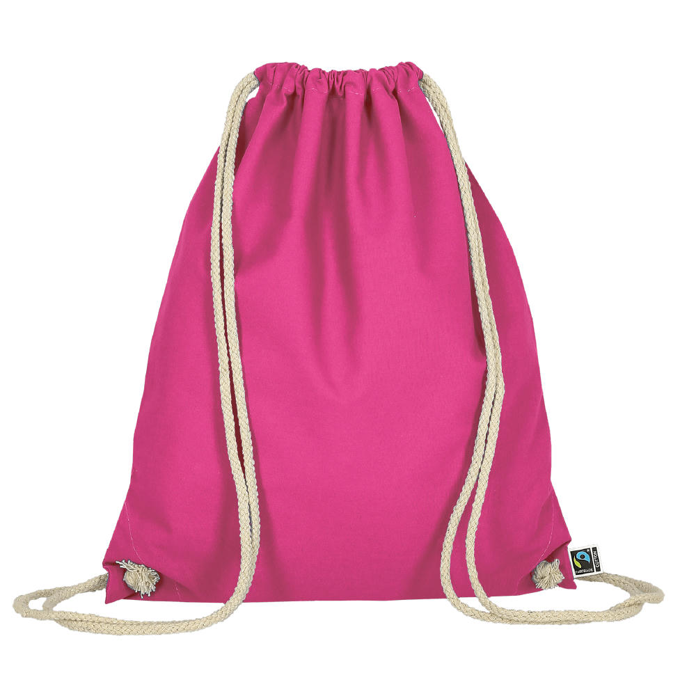 T15021-TEXXILLA Turnbeutel aus Fairtrade-zertifizierter Baumwolle, ca. 140 g/m², ca. 38 x 46 cm Werbeartikel