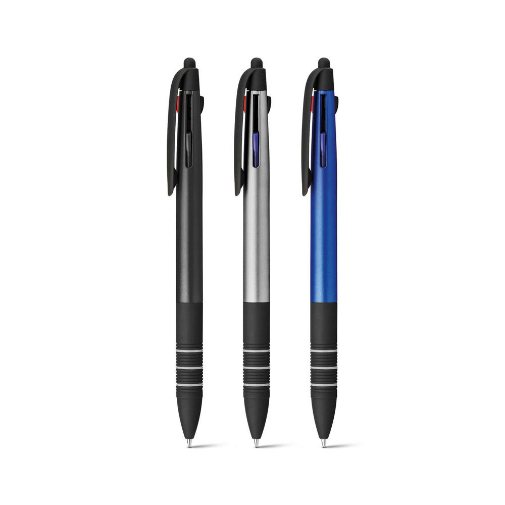 Product image MULTIS. Multifunktionskugelschreiber 3 in 1 mit 3 Minenfarben Werbeartikel