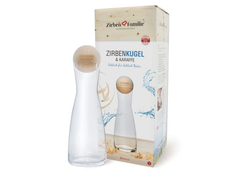 Product image ZIRBENKUGEL & KARAFFE Set Werbeartikel