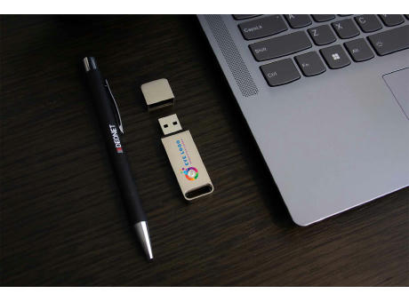 USB Stick Solid 3.2 Silber 256 GB bedrucken
