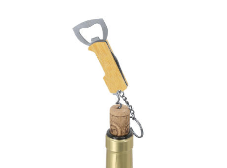 Schlüsselanhänger Flaschenöffner Jilar Werbeartikel