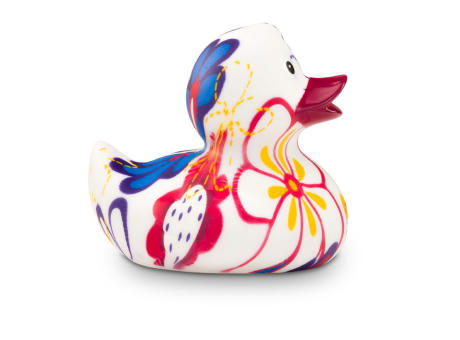 Werbeente Bea Blütenkleid, ca. 8 cm Werbeartikel