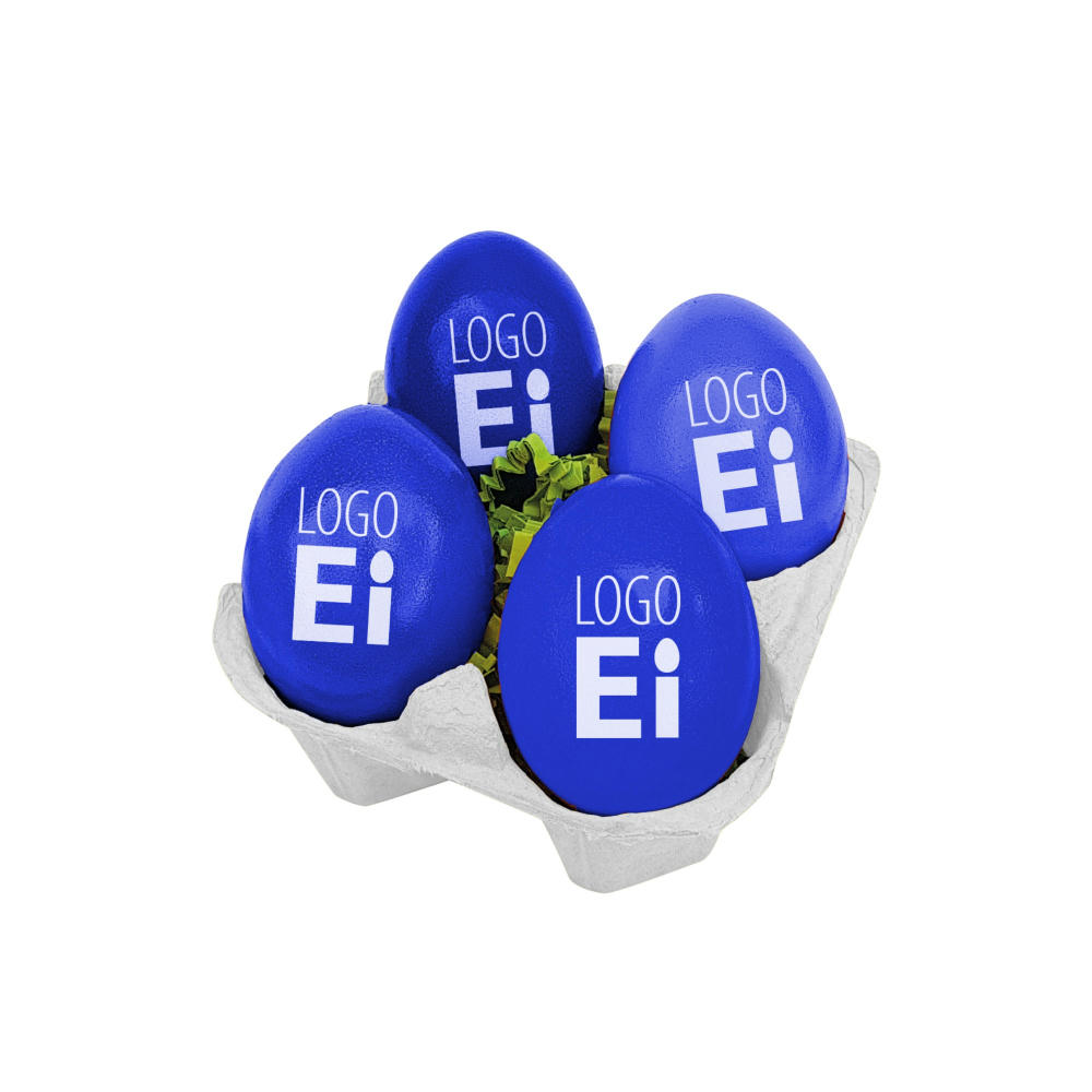 LogoEi 4er-Box - Blau Werbeartikel