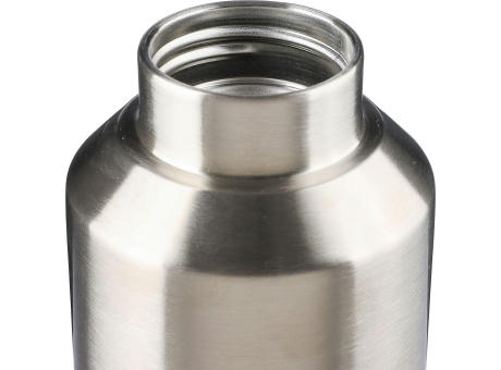 Recycelte doppelwandige Trinkflasche aus Edelstahl (600 ml) Esen Werbeartikel