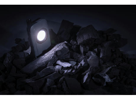 Gear X wiederaufladbare USB Arbeitsleuchte aus RCS rPlastik Werbeartikel