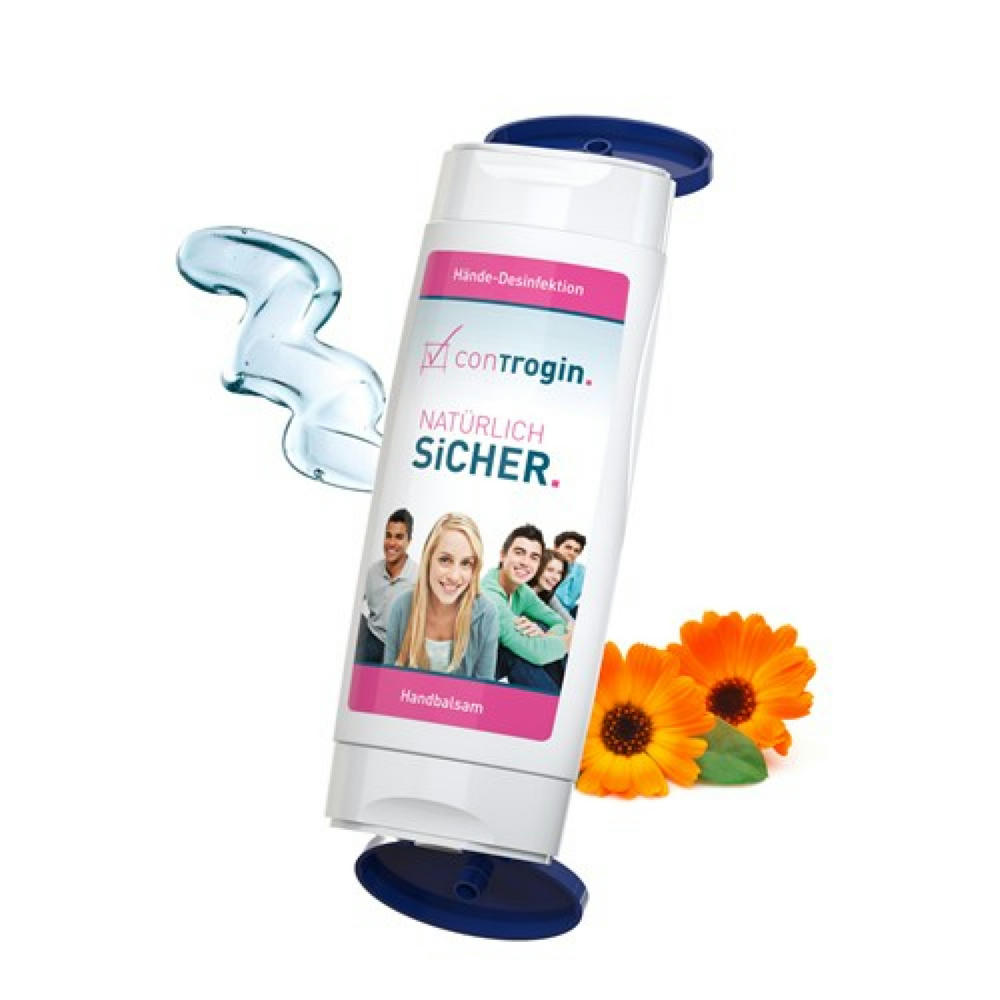 Product image DuoPack Handbalsam Ringelblume + Hände-Desinfektionsgel (DIN EN1500) (2 x 50 ml) Werbeartikel