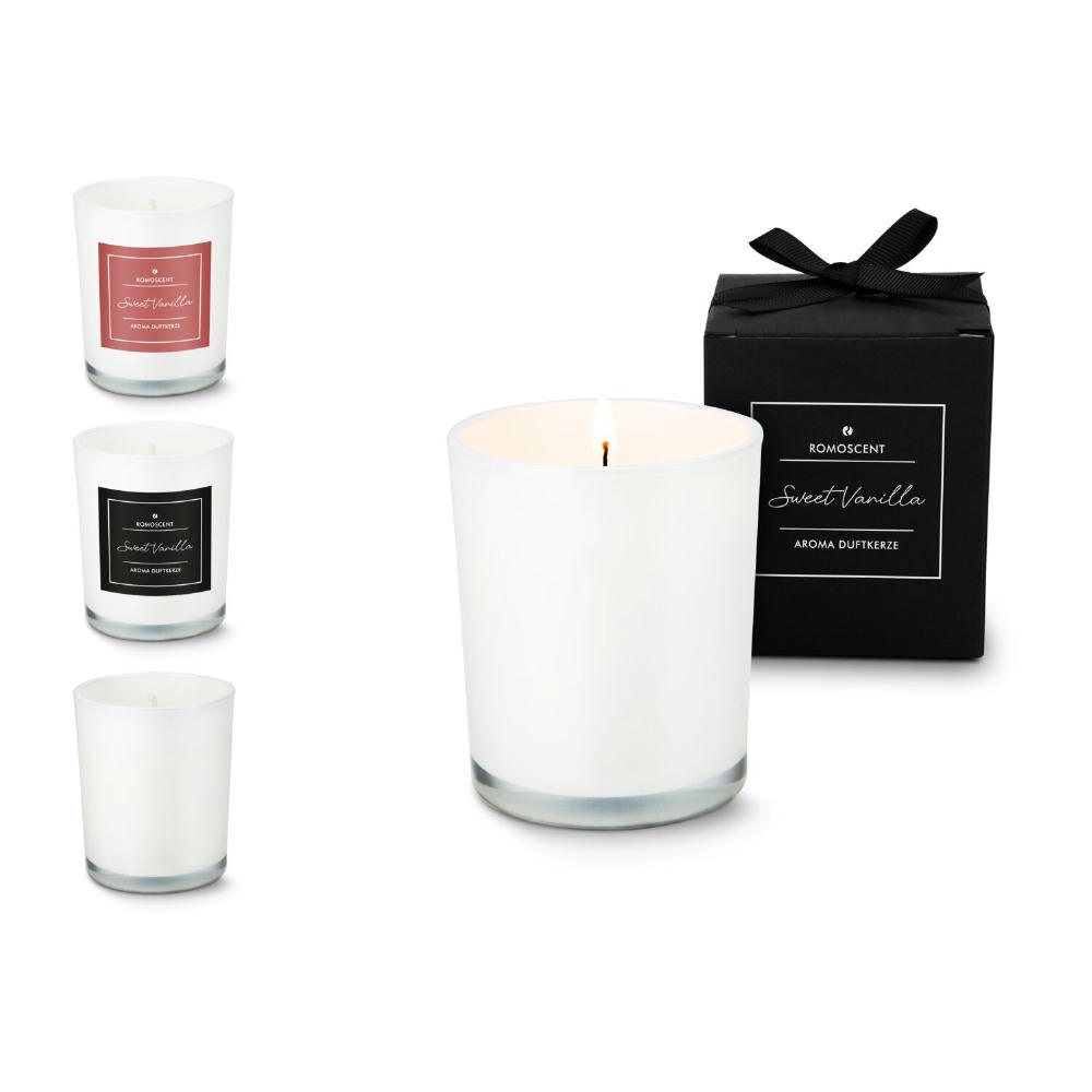 Product image ROMOSCENT® Aromakerze Sweet Vanilla Werbeartikel