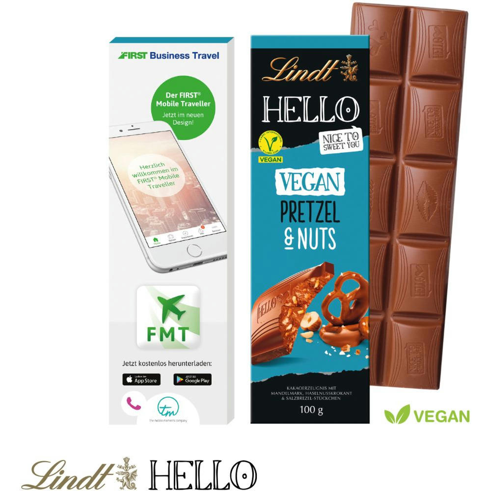Product image SCHOKOLADENTAFEL LINDT HELLO Werbeartikel