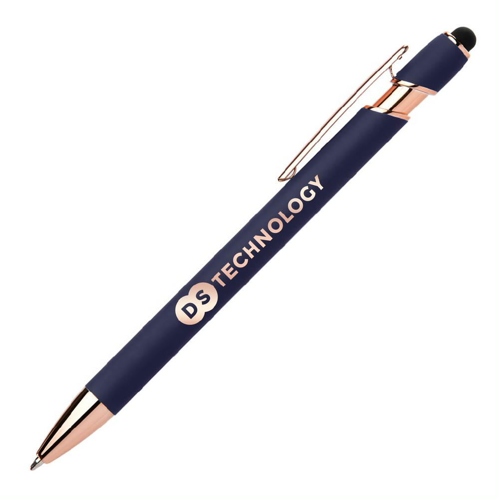 Prince Softy Roségold Executive Kugelschreiber - m/Stylus Werbeartikel