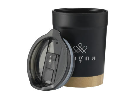 Product image Kobe Bamboo RCS Recycled Steel 350 ml Kaffeebecher bedrucken