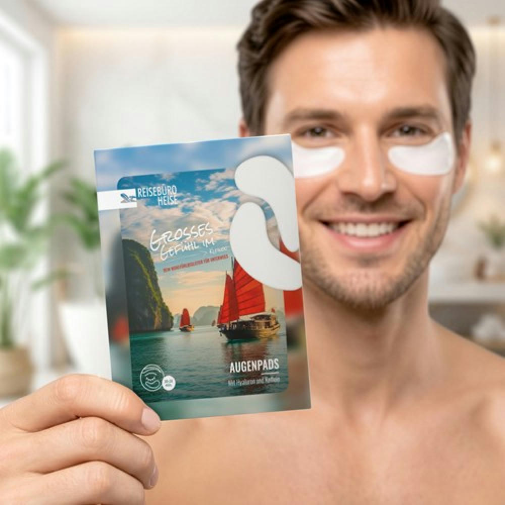 Augenpads "Hyaluron-Koffein" Werbeartikel