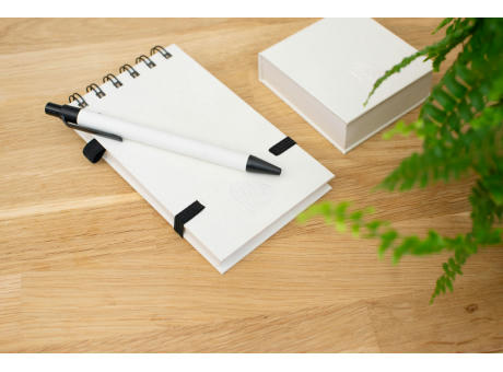 Notizbuch aus recyceltem Milchkarton Martha Werbeartikel