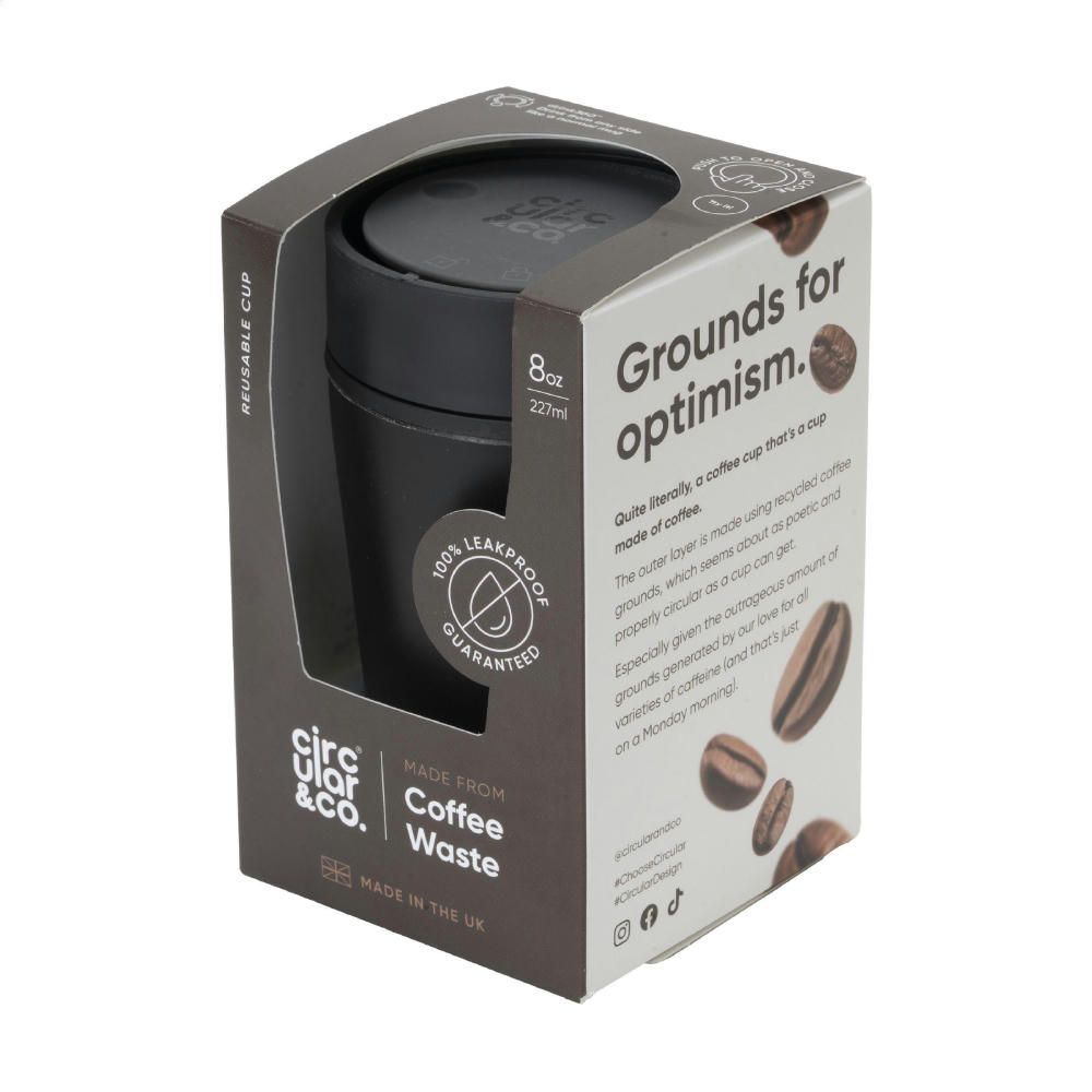 Circular&Co. Coffee Cup Coffee Waste 227 ml Becher Werbeartikel