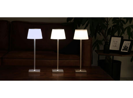 MOOD Stylische, dimmbare Tischleuchte für Drinnen und Draussen Werbeartikel