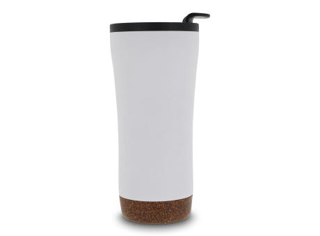 Doppelwandiger Becher mit einem Korkboden 480ml bedrucken
